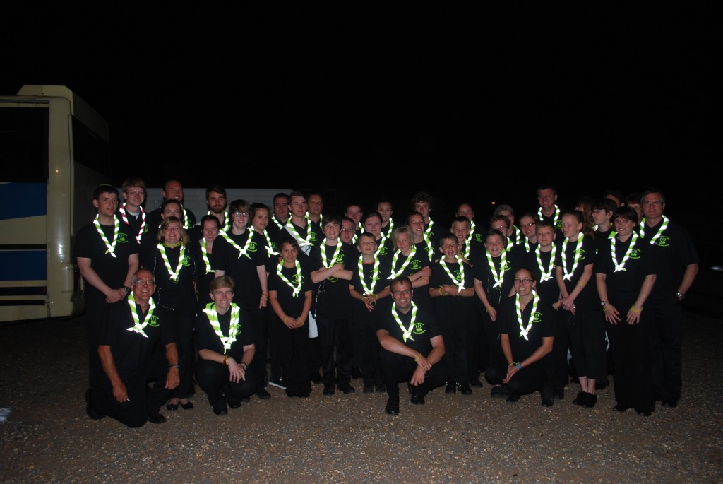 The Band after the Shanklin Illuminated Carnival