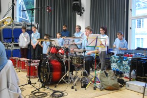 The percussion section